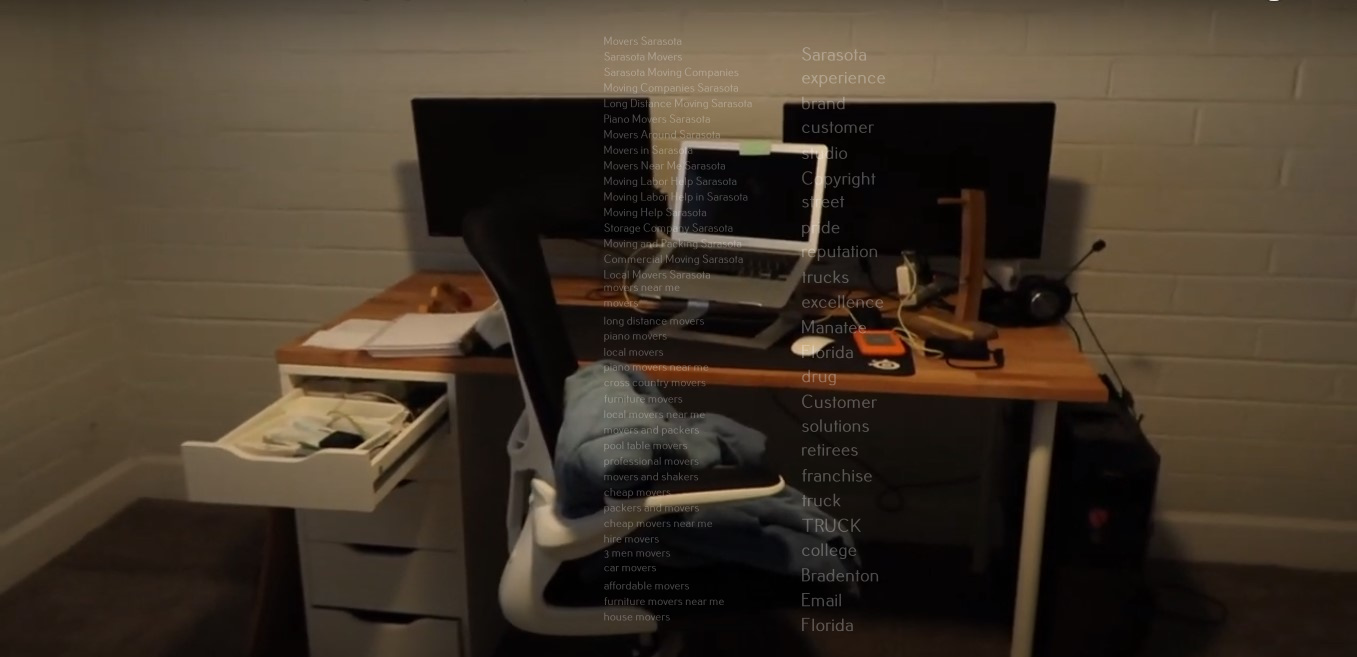 Before: Office space before move